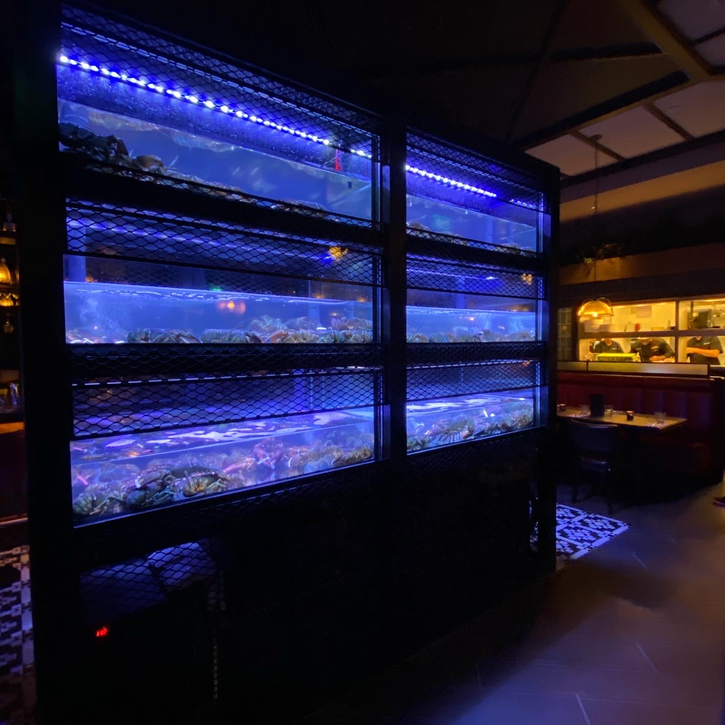 Burger & Lobster Flagship outlet at Raffles Hotel Light Sense Studio