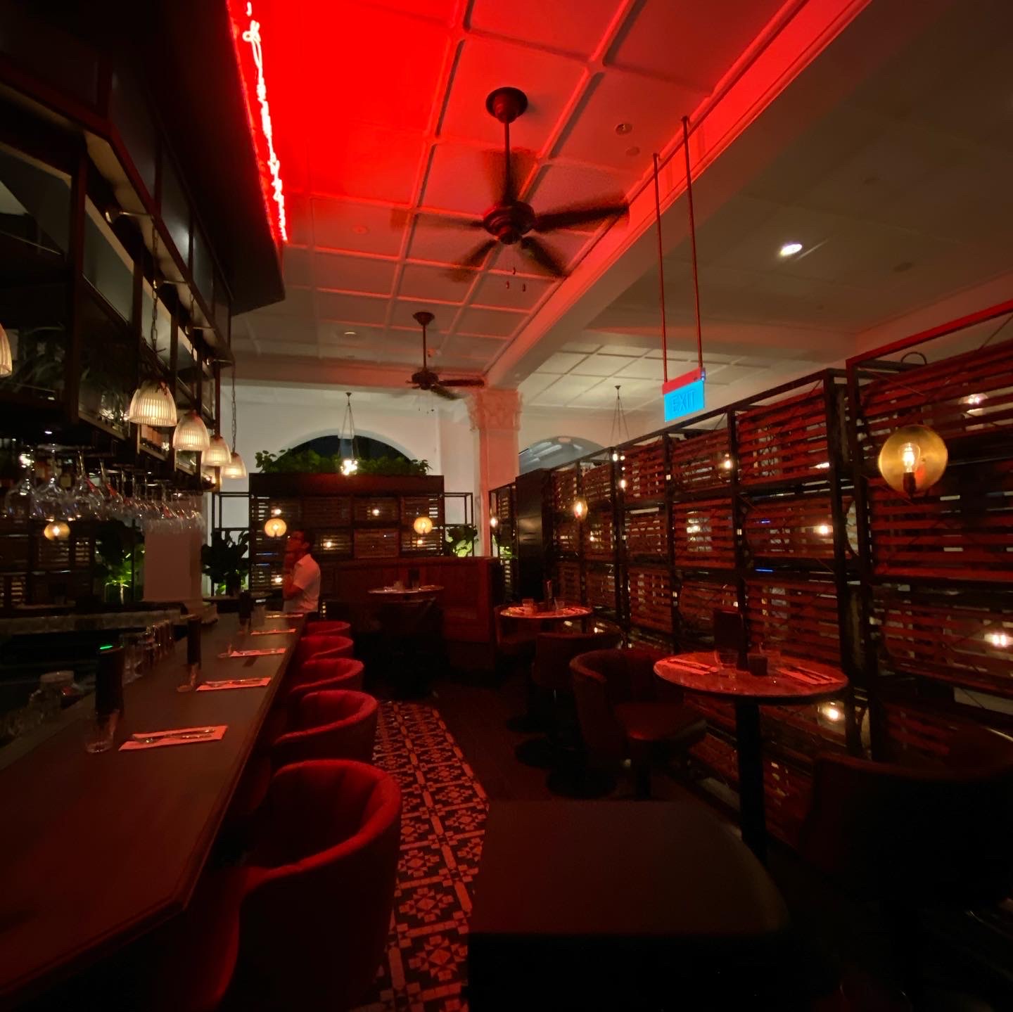 Burger & Lobster Flagship outlet at Raffles Hotel Light Sense Studio